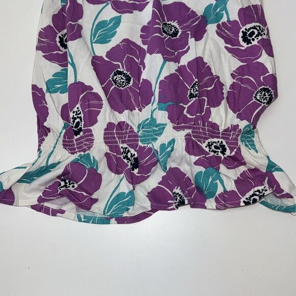 🔥GAP Kids Purple Floral Blouse Sz XXL 14-16 New with tag - Picture 4 of 4